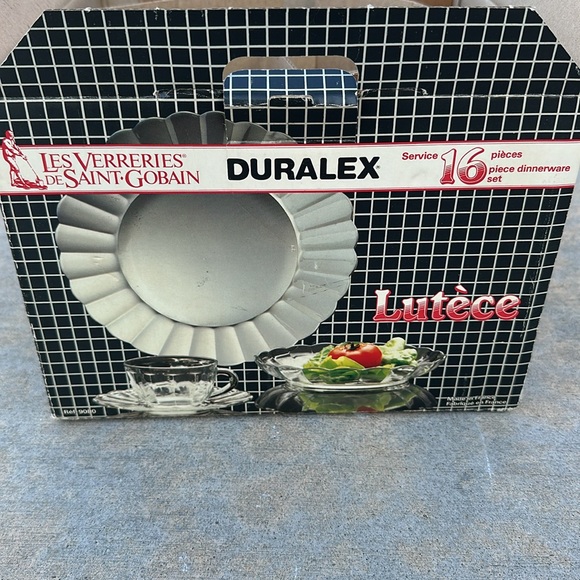 Duralex Les Verreries de Saint Gobain Lutèce 16 piece dinnerware set - Picture 3 of 7